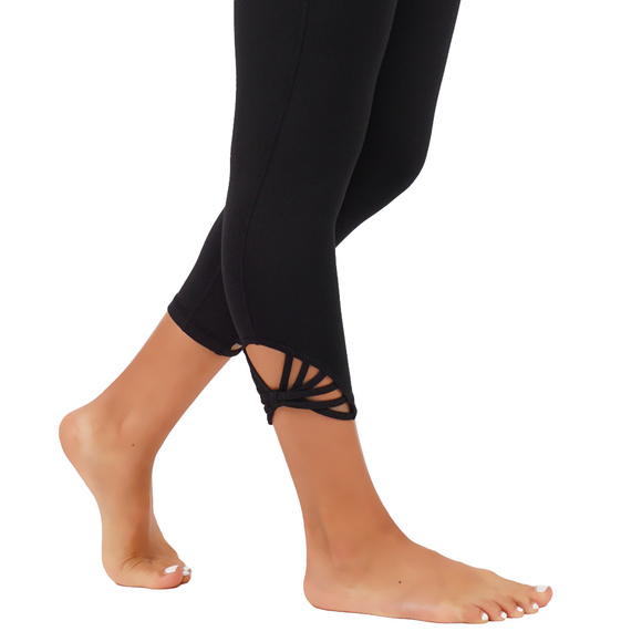 Cute capri workout leggings 1566 - Picture 3 of 4